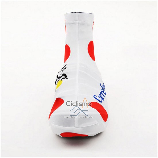 Tour DE Francia 2015 Cubrezapatillas Ciclismo Blanco y Rojo